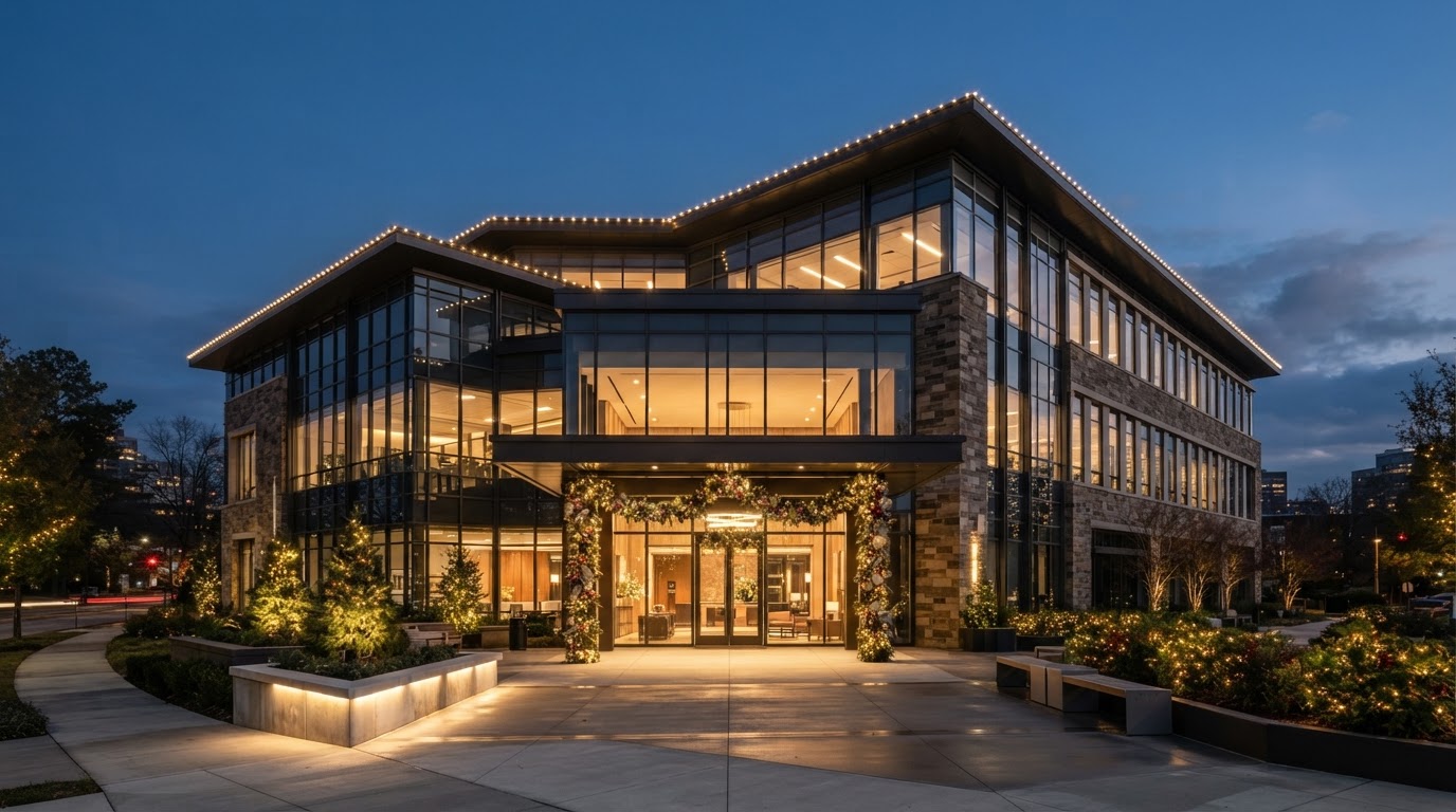 Commercial holiday lighting design inspiration