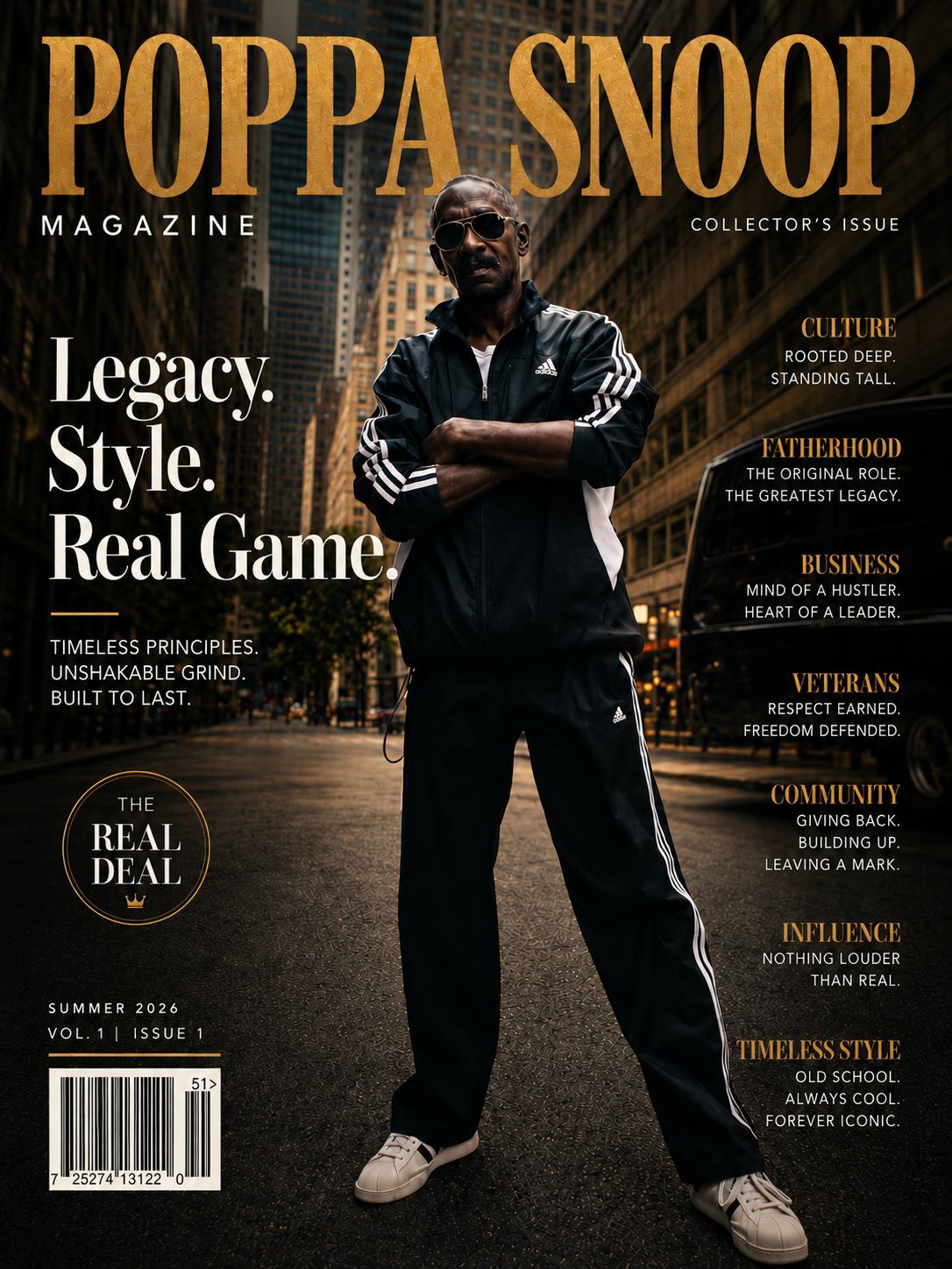 Poppa Snoop Magazine Collector's Issue Cover