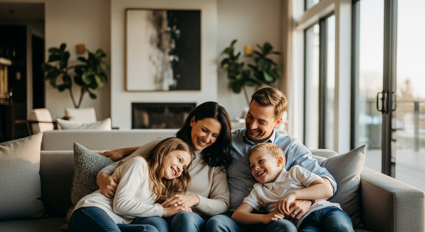 Family at home