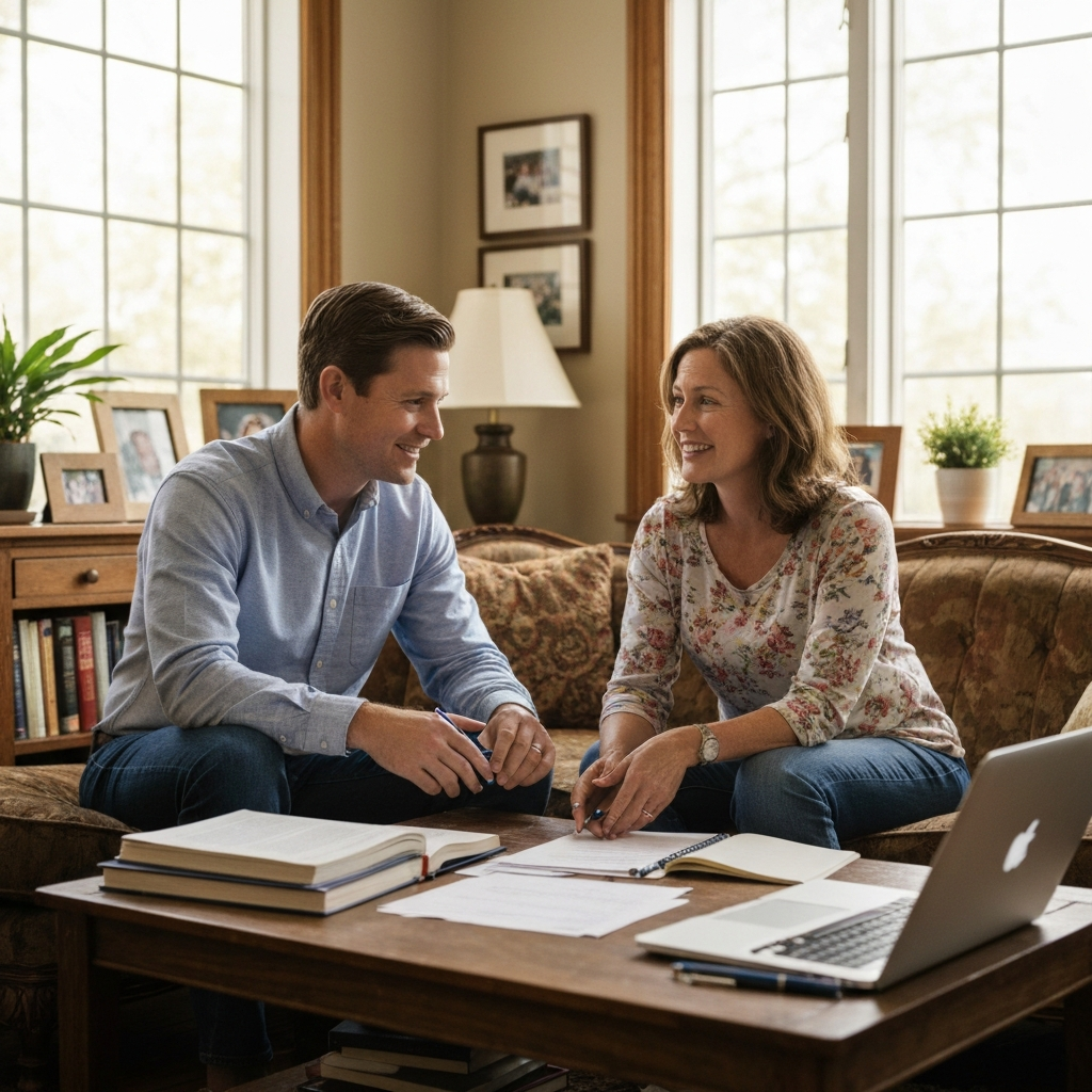A calm, organized planning environment for family transitions