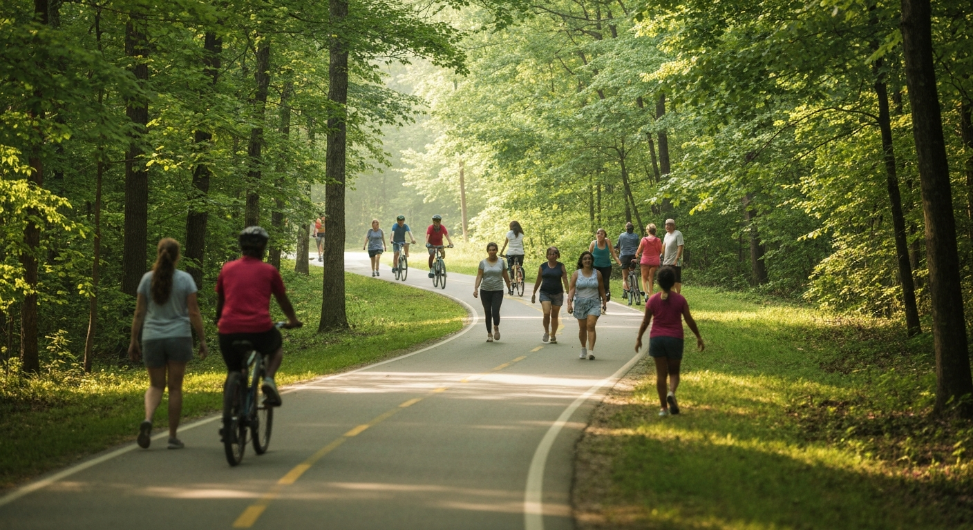 Biking on the Silver Comet Trail
