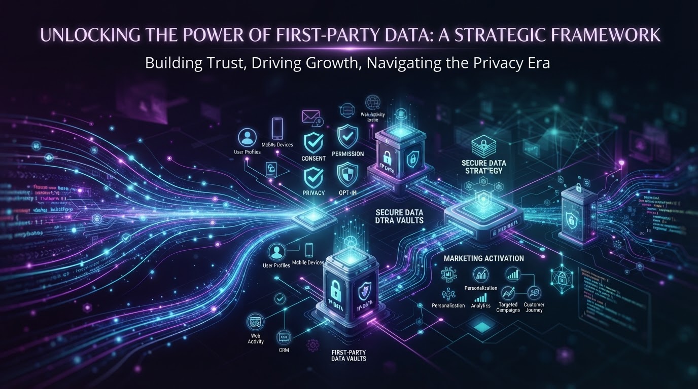 Marketing strategy session on building a first-party data engine to replace third-party cookies