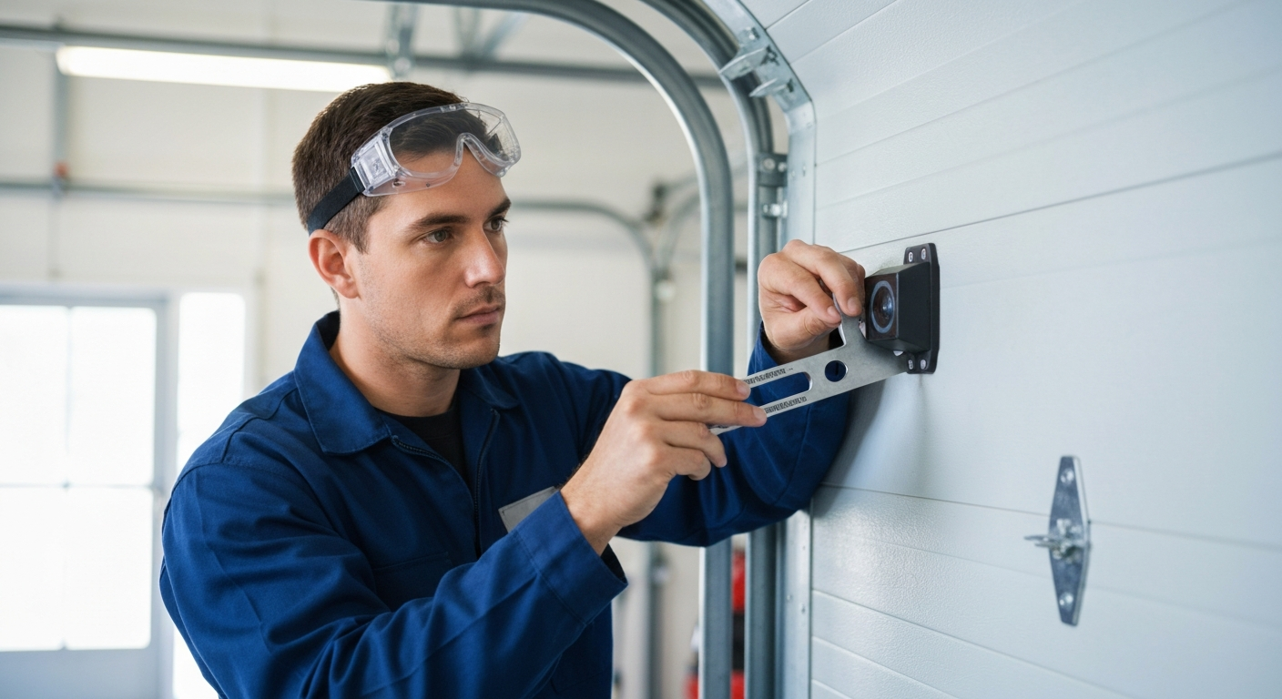 Garage Door Laser Beam Replacement illustration