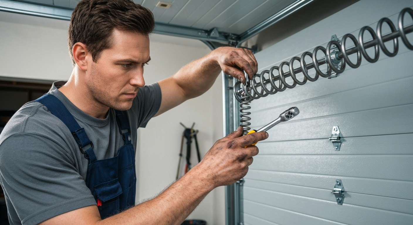 Garage Door Spring Repair illustration
