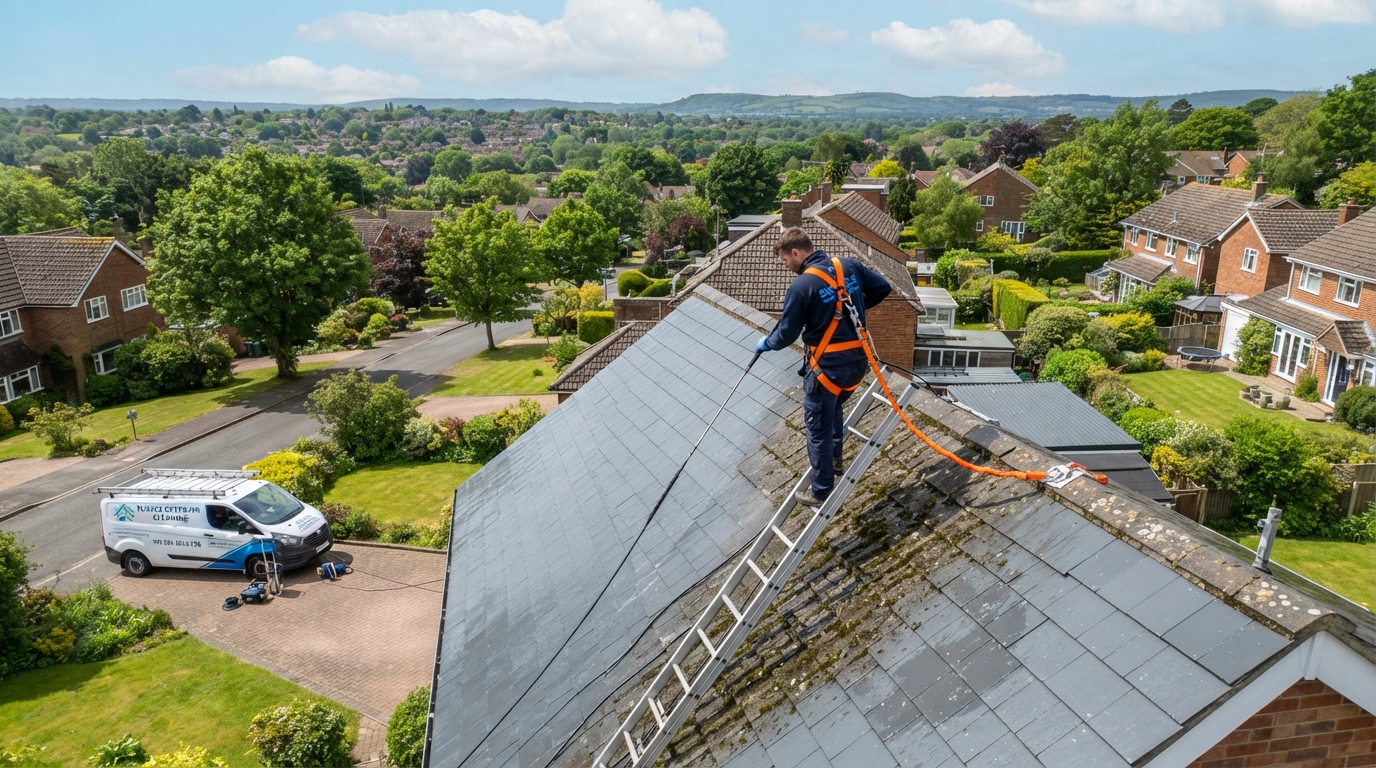 Roof Cleaning Header