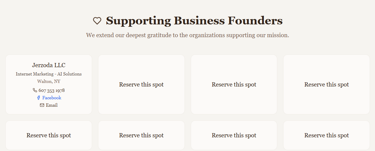 Supporting Business Founders