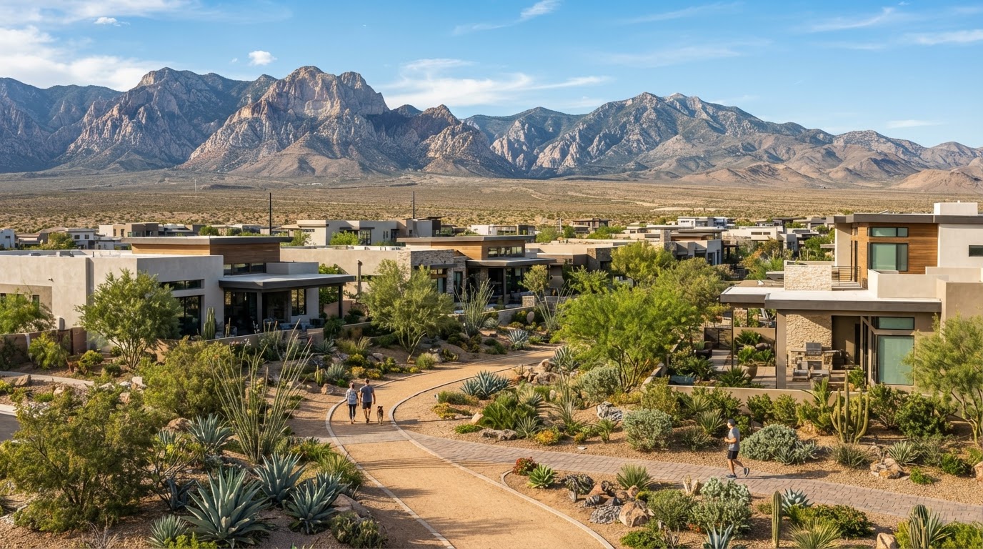 Illustrative east Henderson master-planned community environment in Nevada