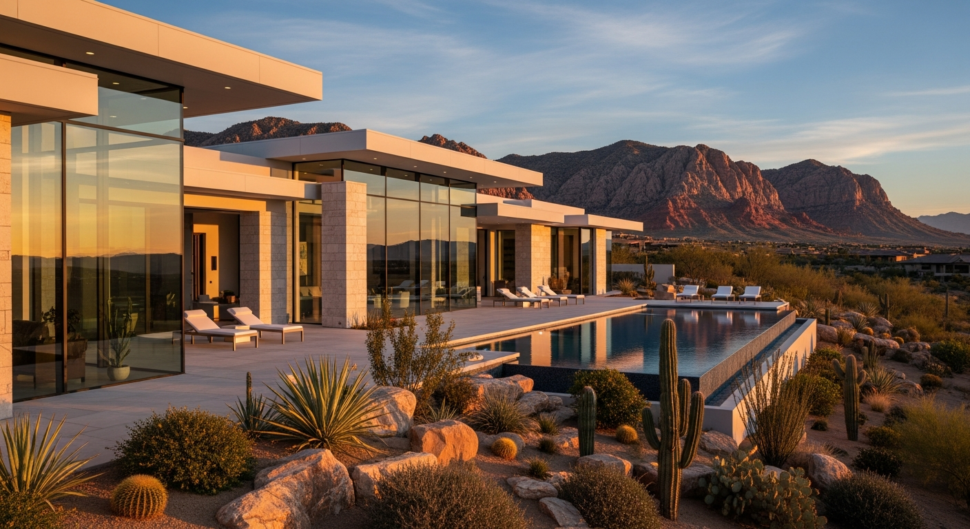 Luxury Modern Home in Mesa Ridge Summerlin Las Vegas