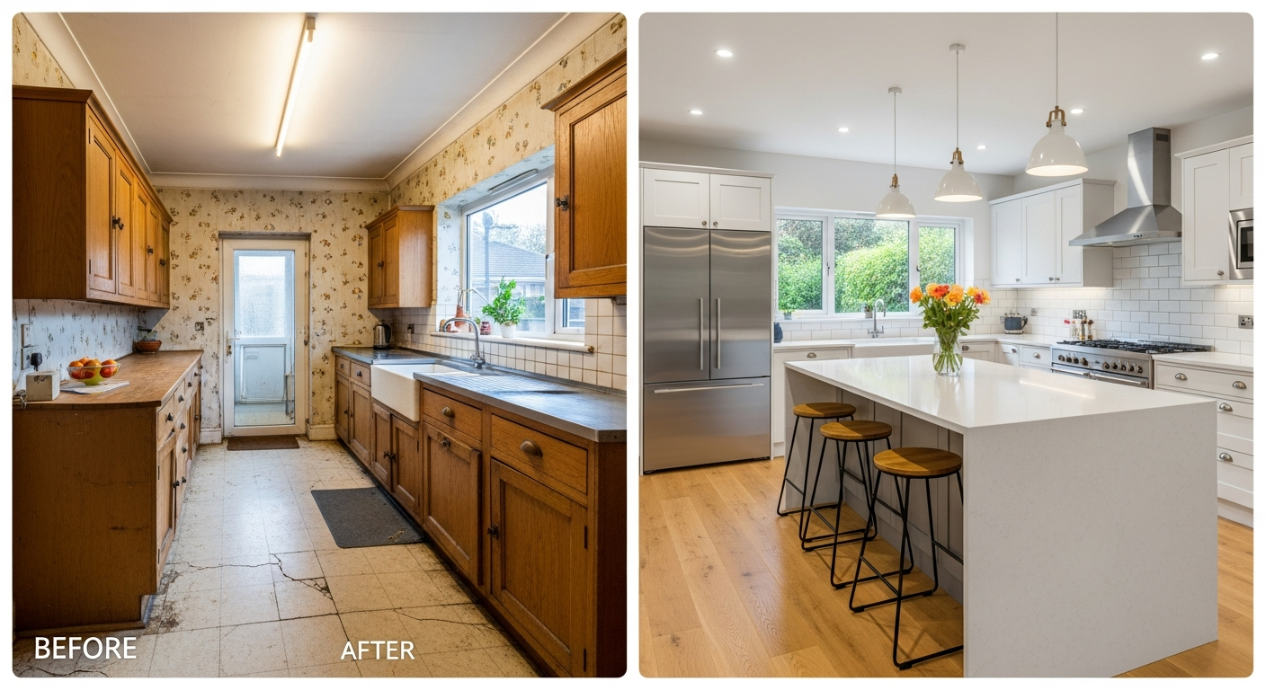High ROI Before and After Renovation