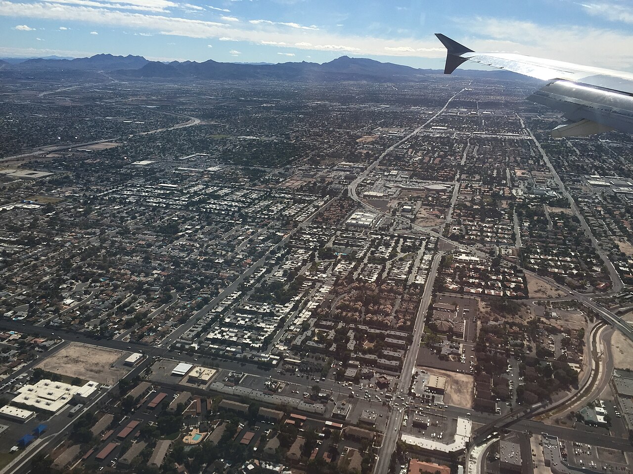 Paradise, Nevada area in the central-south Las Vegas Valley