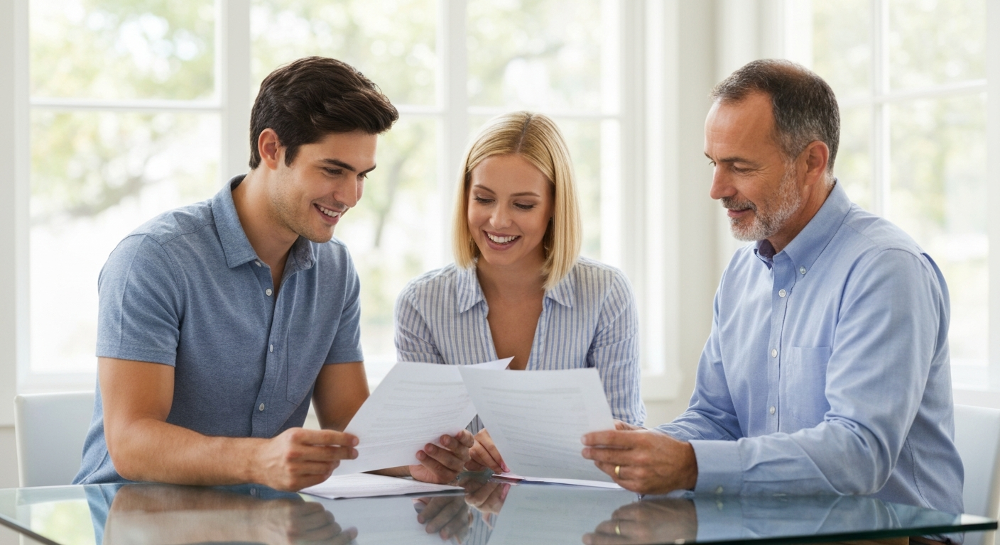 First-time home buyer consultation in Las Vegas