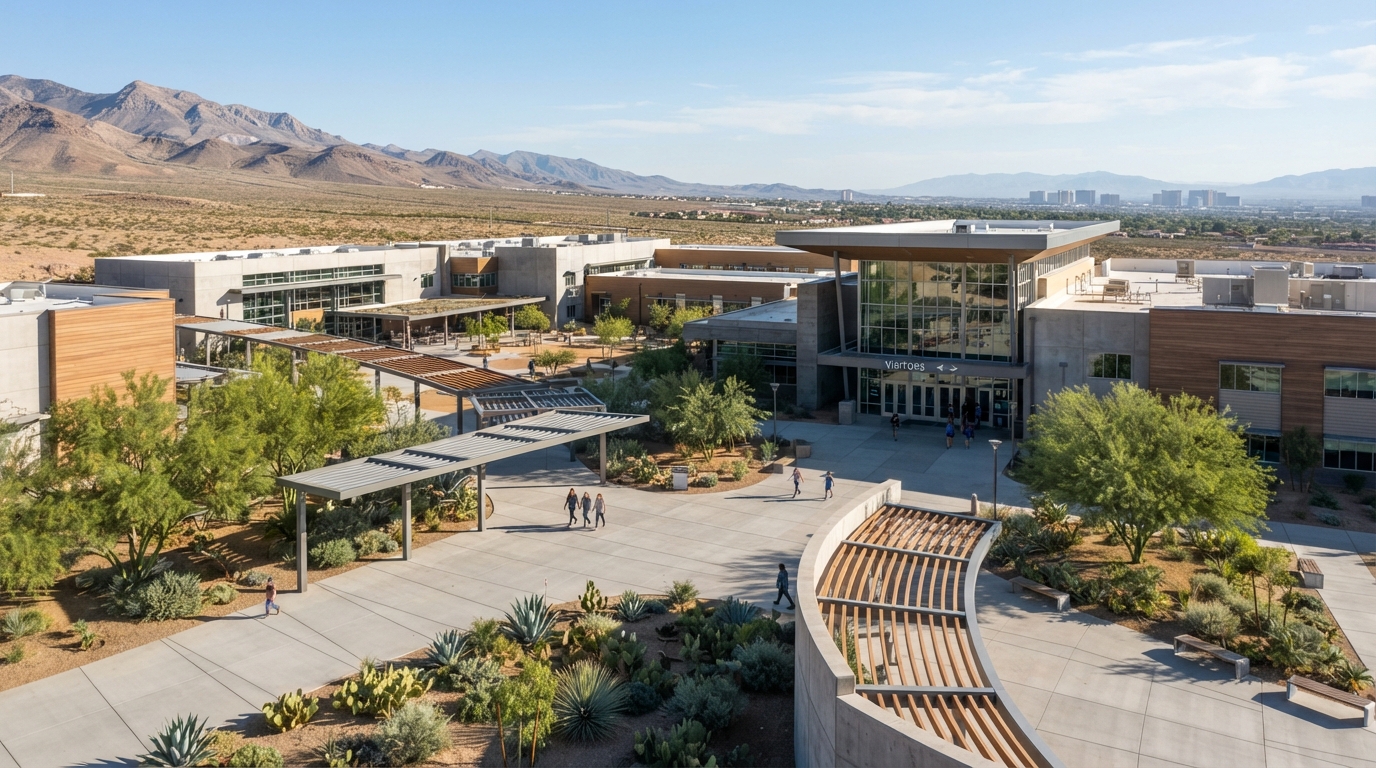 Illustrative education and school campus environment in Summerlin Las Vegas