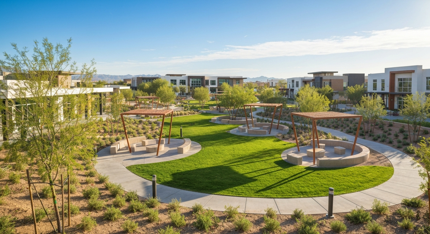The Paseos Neighborhood Park in Summerlin