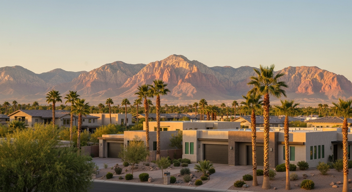 Upscale Las Vegas residential neighborhood