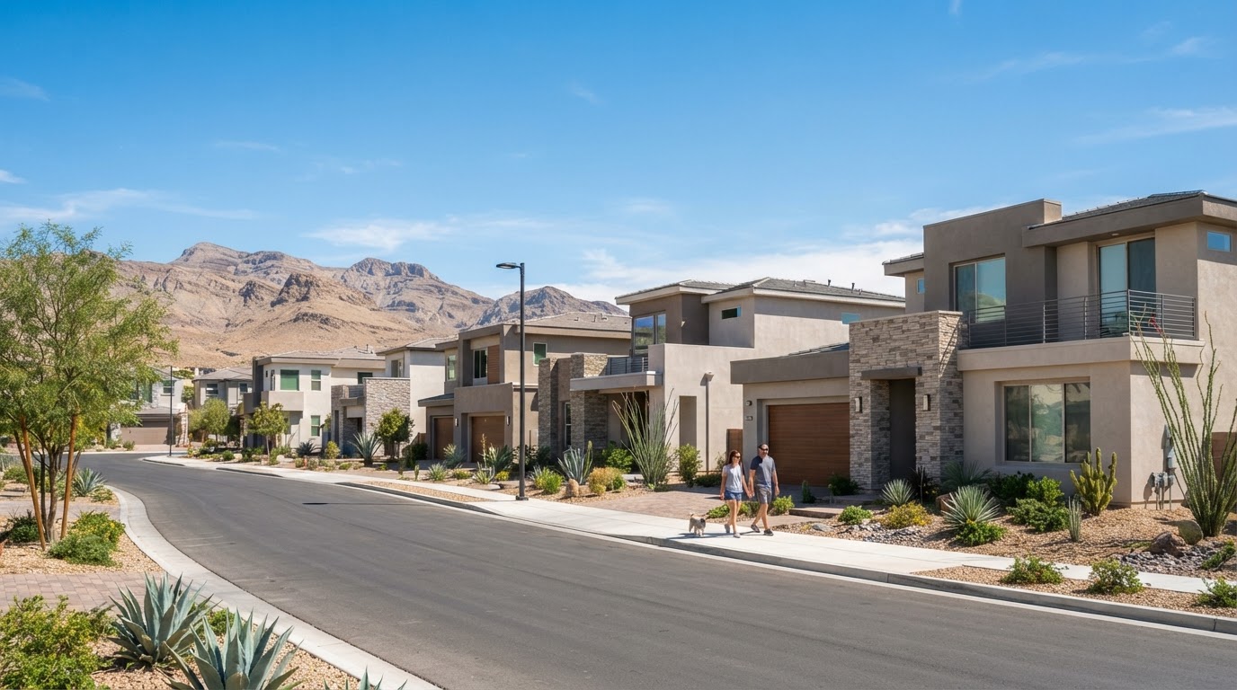 Illustrative North Las Vegas residential community environment