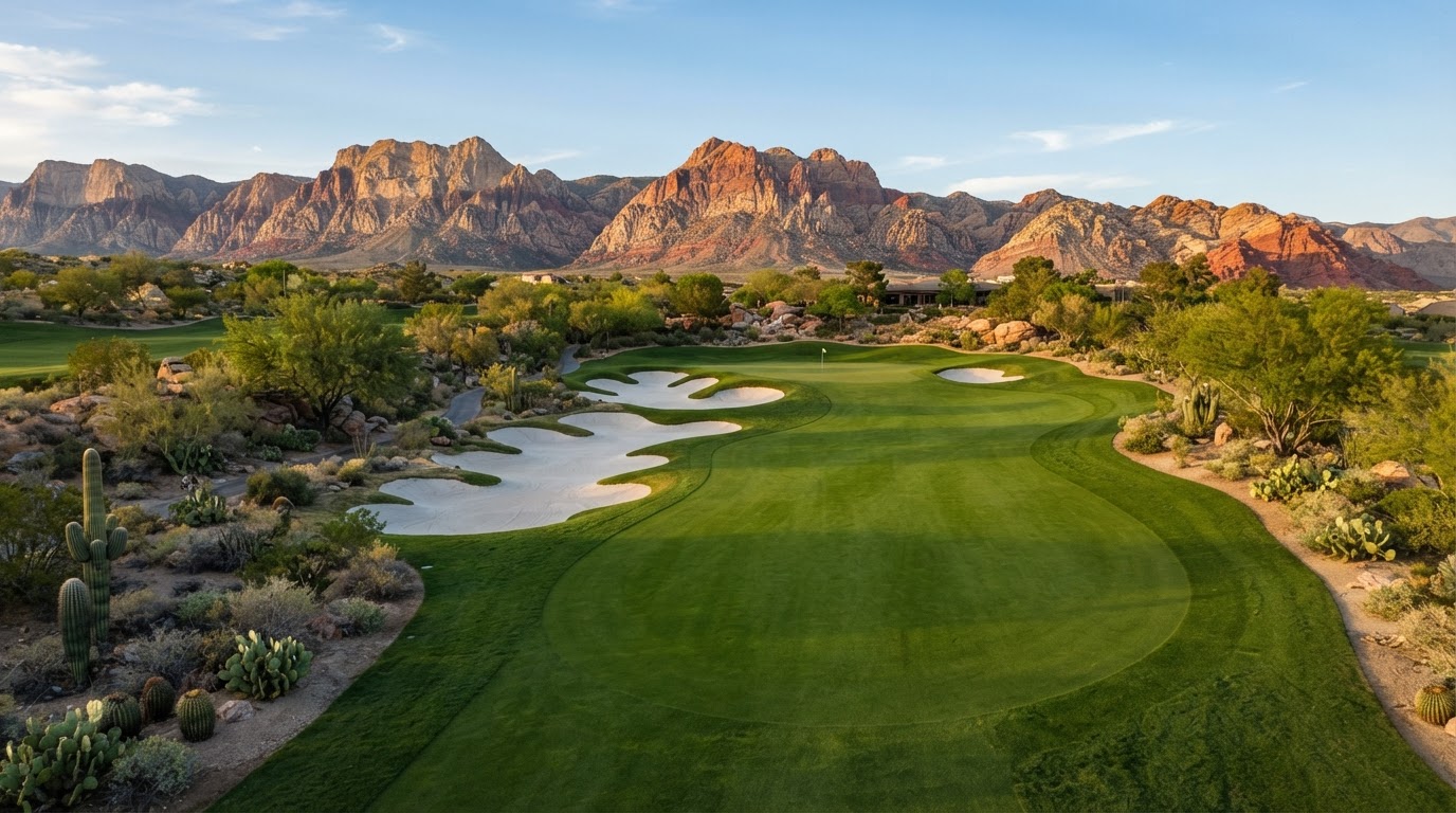 Illustrative Summerlin golf and recreation environment in Las Vegas Nevada