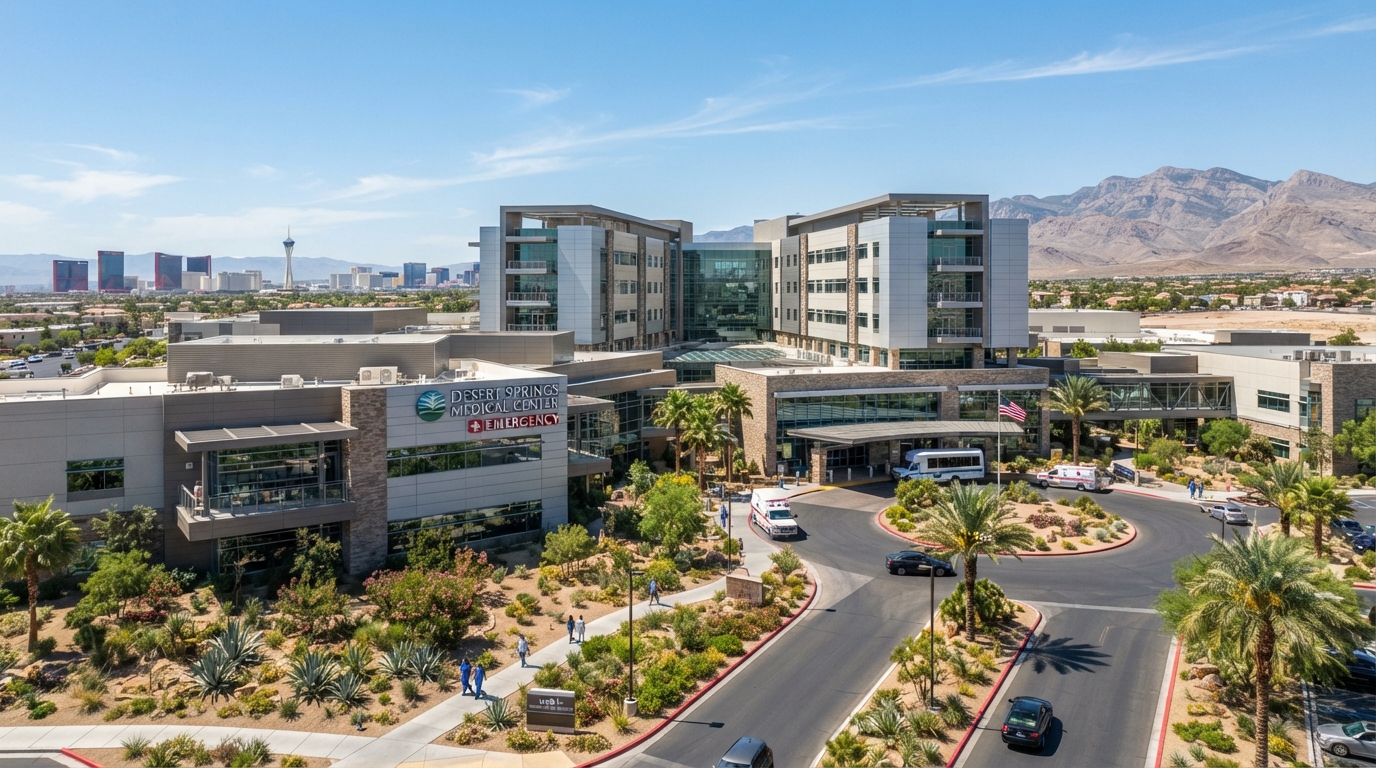 Las Vegas Valley healthcare and medical campus environment