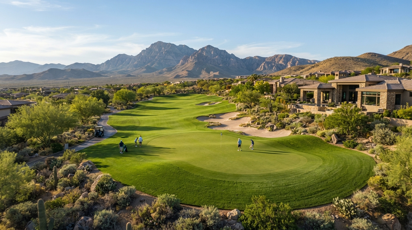 Illustrative Henderson golf and recreation environment in Las Vegas Nevada