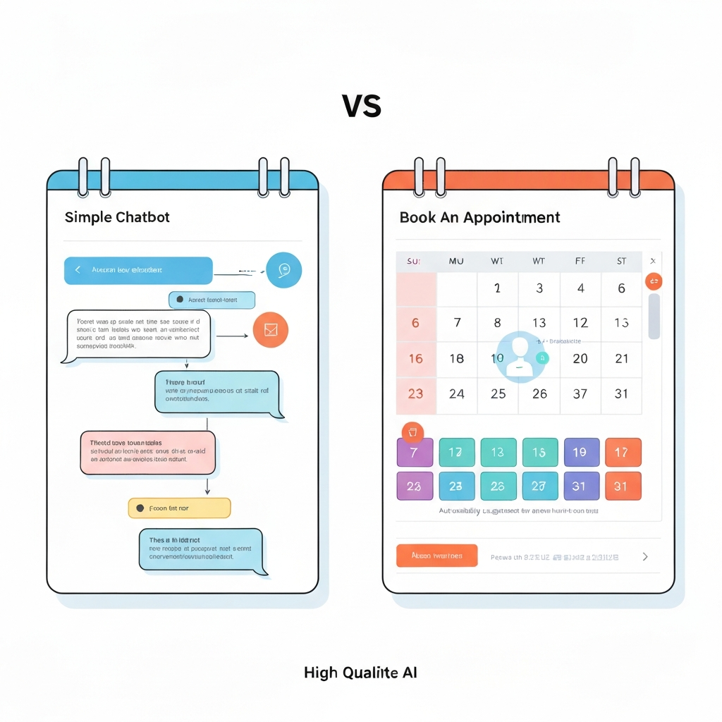 The Difference Between an AI Chatbot and an AI That Books Jobs