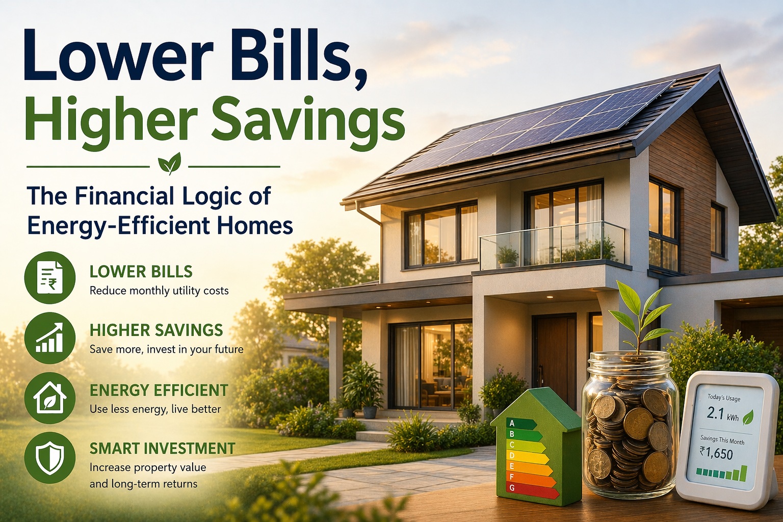Lower Bills, Higher Savings - The Financial Logic of Energy-Efficient Homes