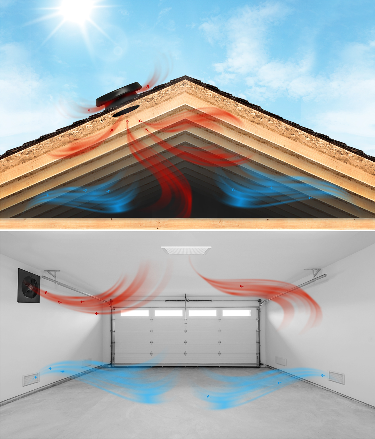 Closed Ceiling Garage
