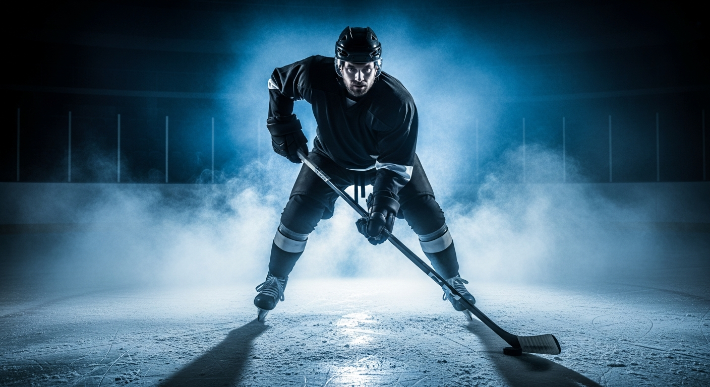 Hockey player training