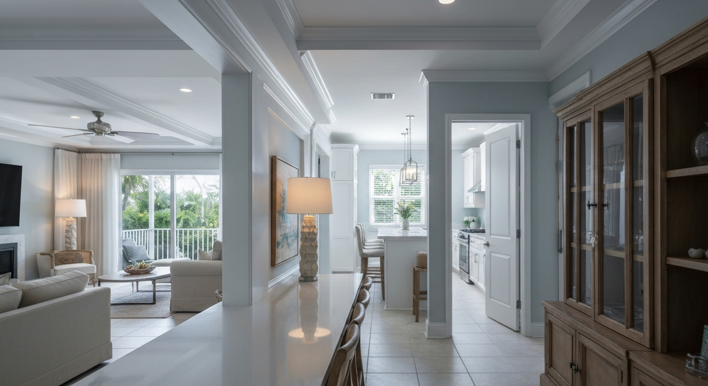 Beautiful custom window treatments in a Nassau County home