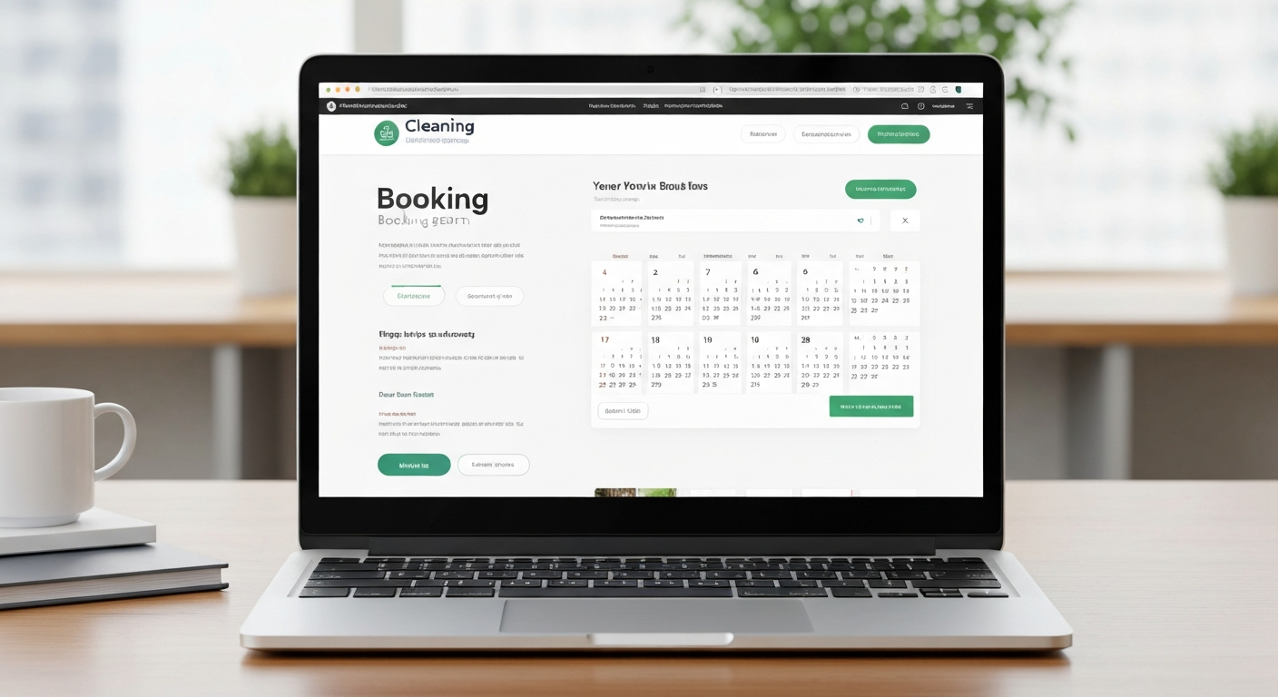 Professional Website and Booking System Mockup