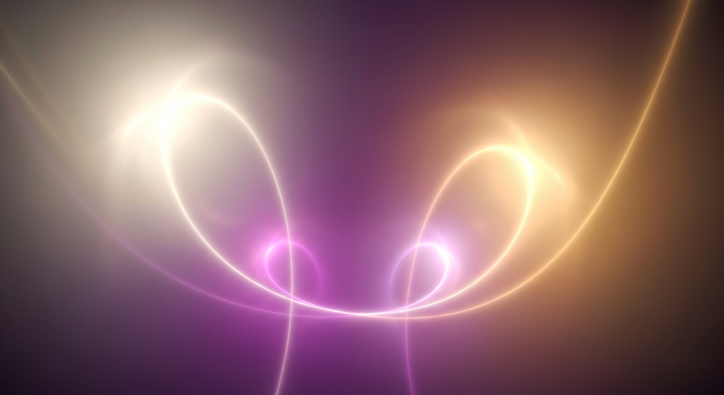Ethereal soft glowing abstract energy background