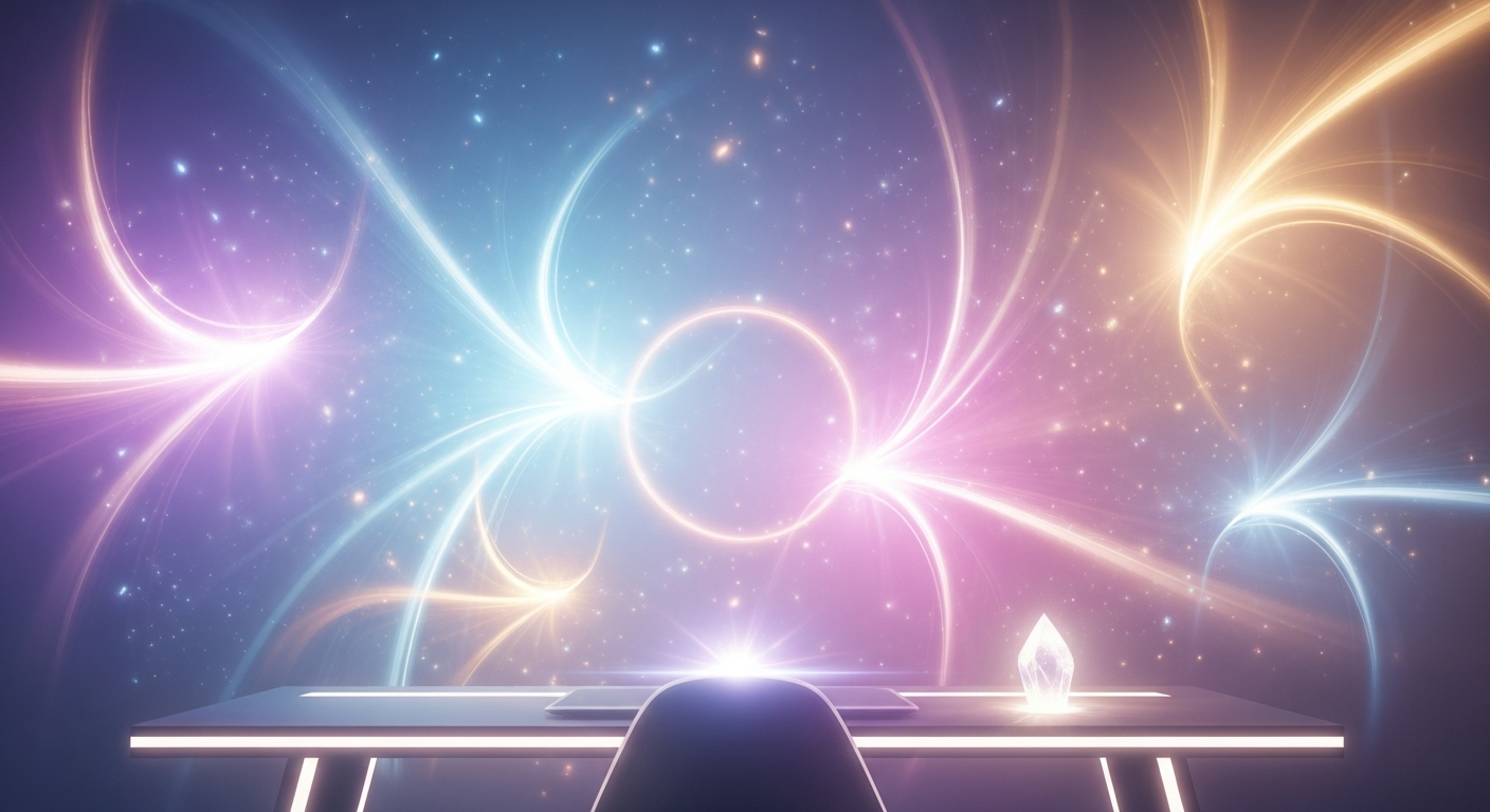Ethereal soft glowing background