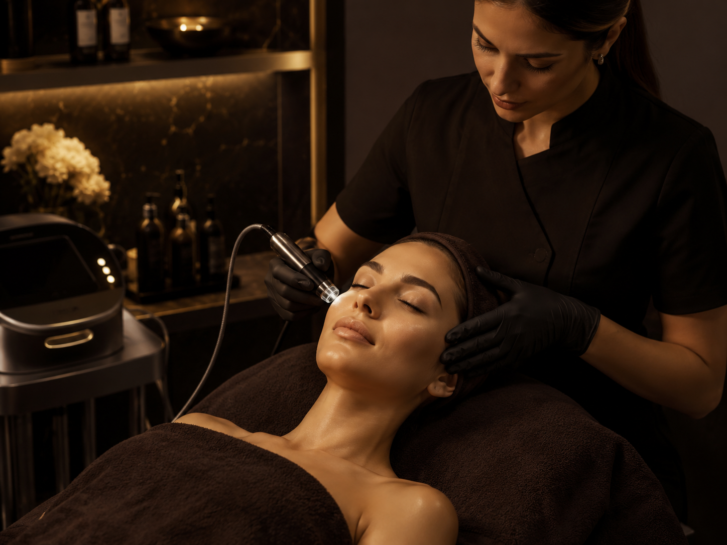 Experiencia facial personalizada con tecnología estética