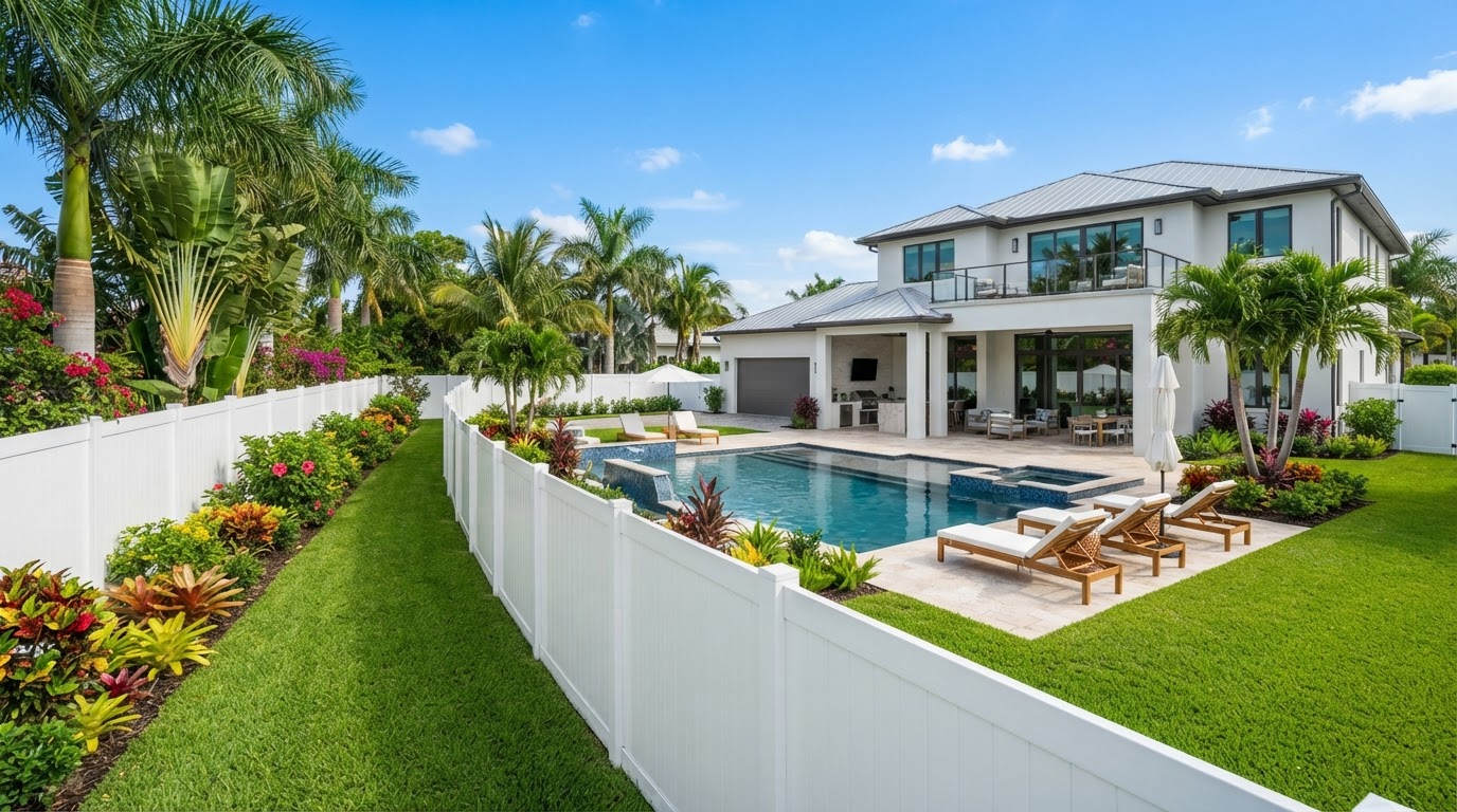 Premium PVC, Wood & Aluminum Fencing in South Florida