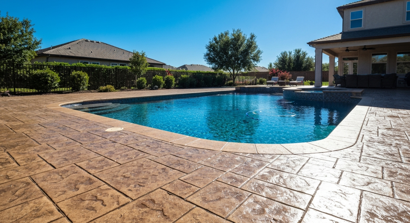 Pool Deck Concrete Resurfacing