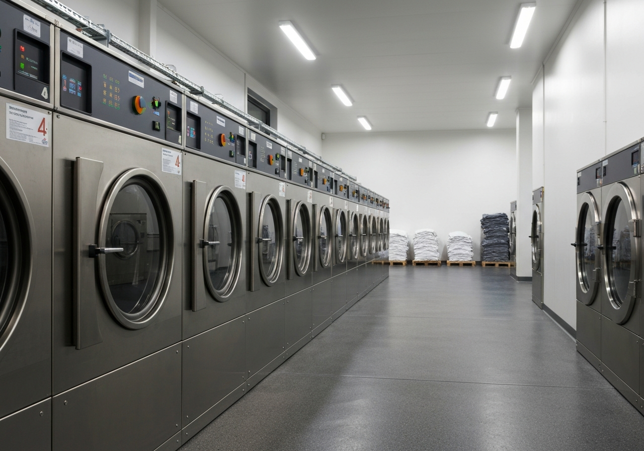 Industrial laundry facility