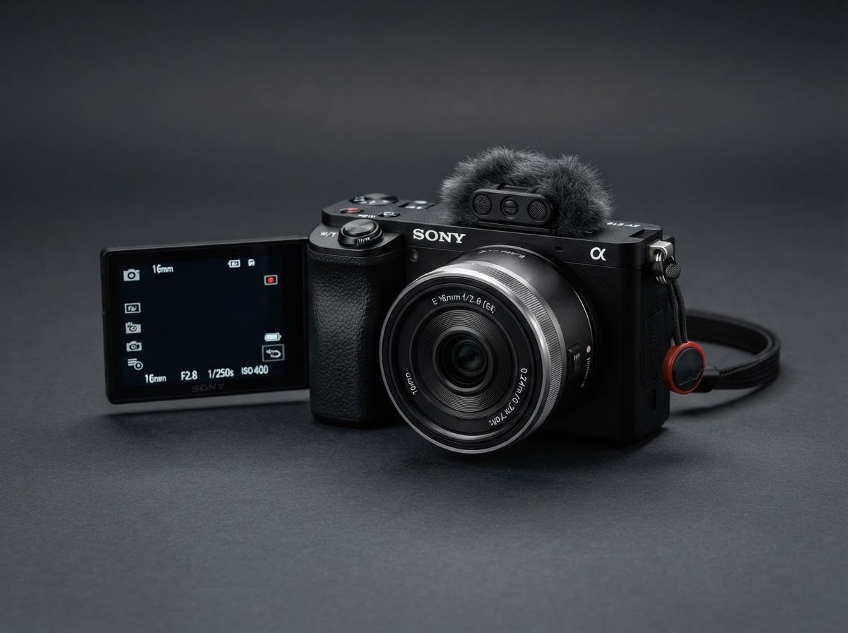 Sony ZV-E10 with 16mm lens