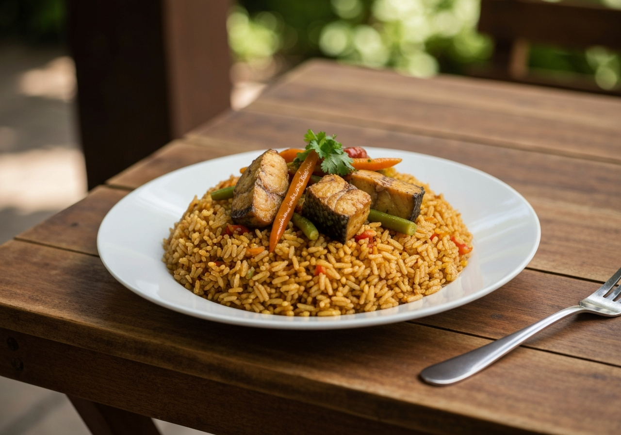 Tchep Blanc avec Poulet — Petite Afrique
