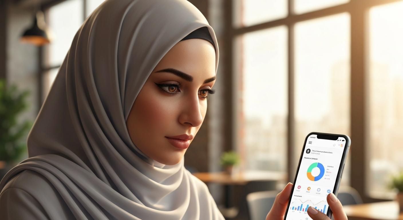 صورة تعبيرية لمستثمرين يستخدمون منصة أموال فلو