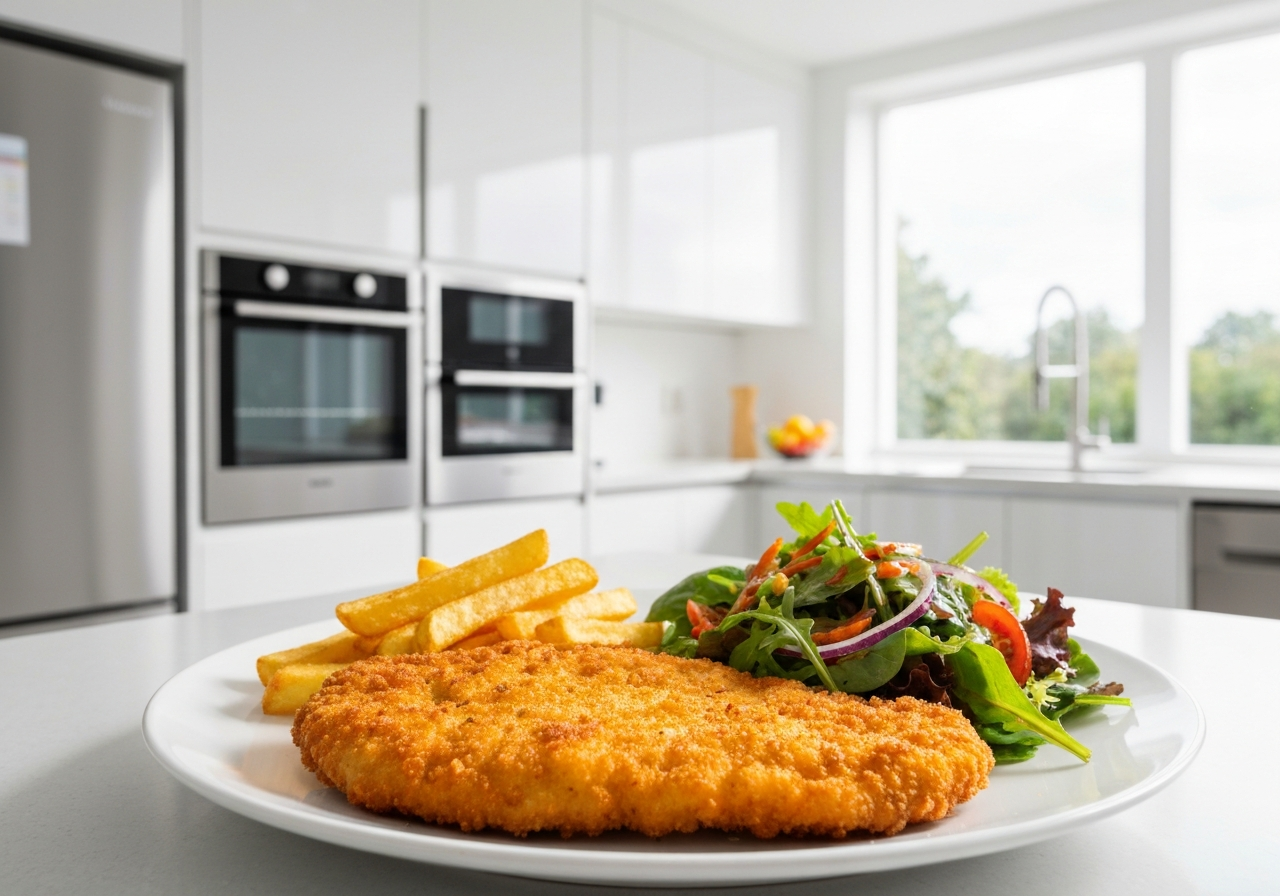 Air Fryer Chicken Schnitzel