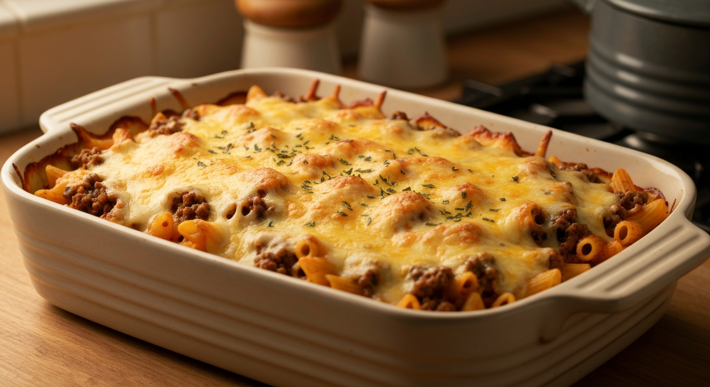 Beef Mince Pasta Bake