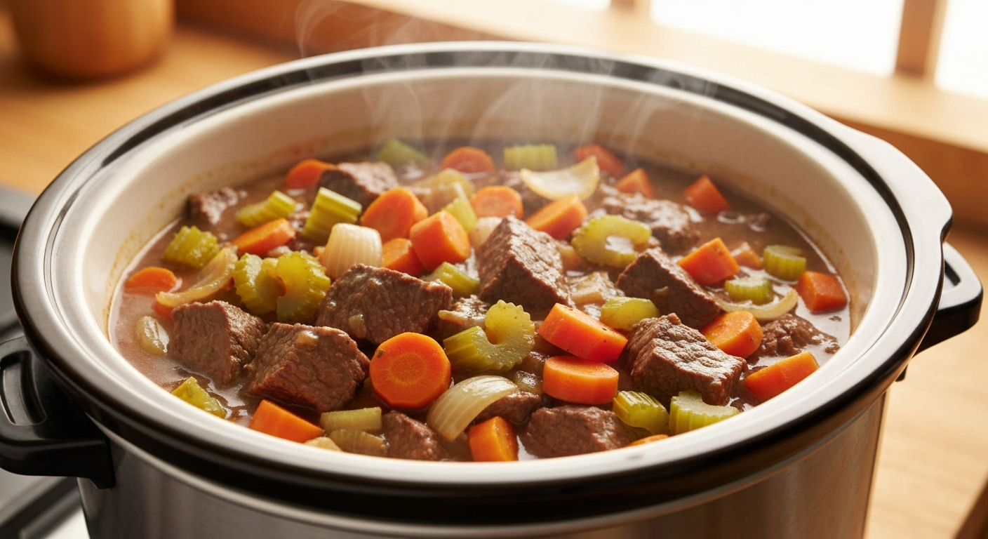 Slow Cooker Beef Casserole