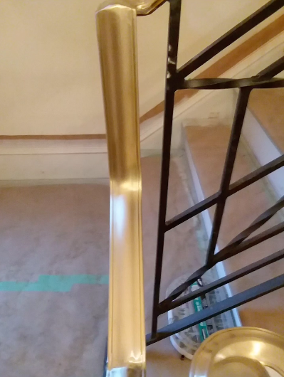 Handrails in Brass Handrail Detail, Apex
