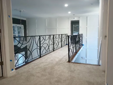 Handrails in Decorative Interior Balcony