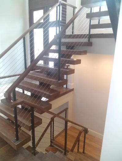 Staircases in Modern Cable Stairs, Chapel Hill