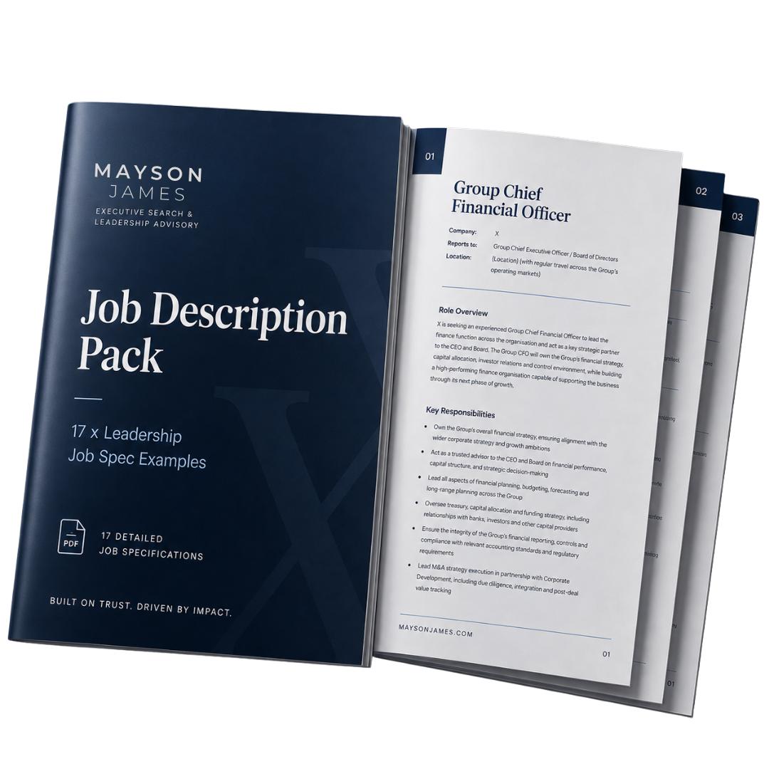 Job Description Pack Preview