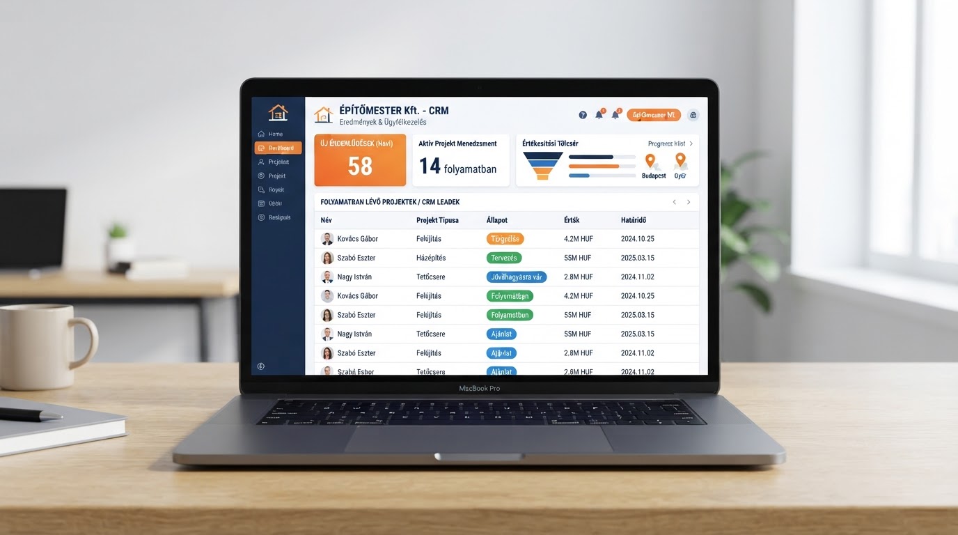 Esettanulmány: Építőipari cég weboldala, ami 3x több ajánlatkérést hozott