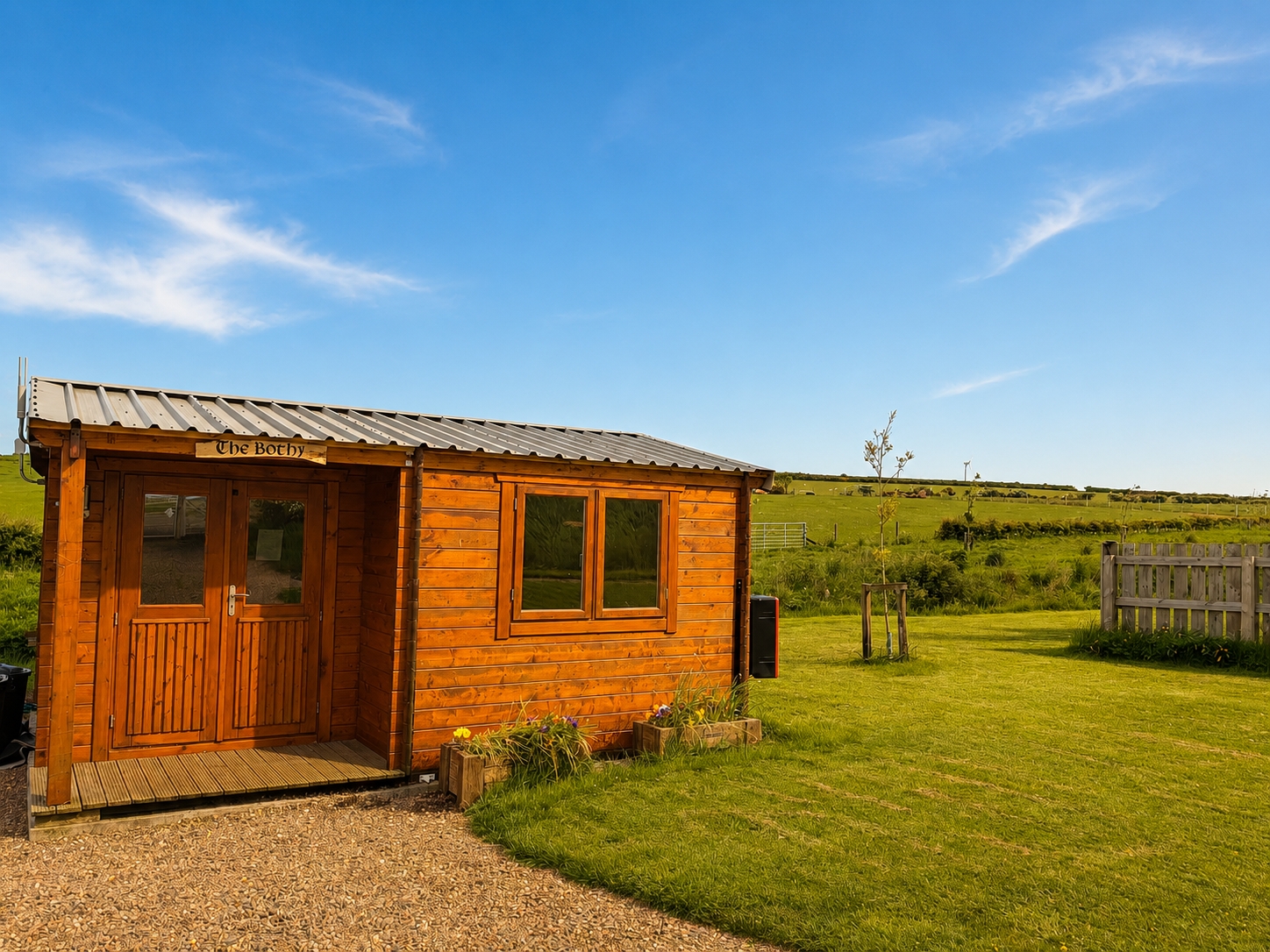 The Bothy exterior at Braeview Escapes