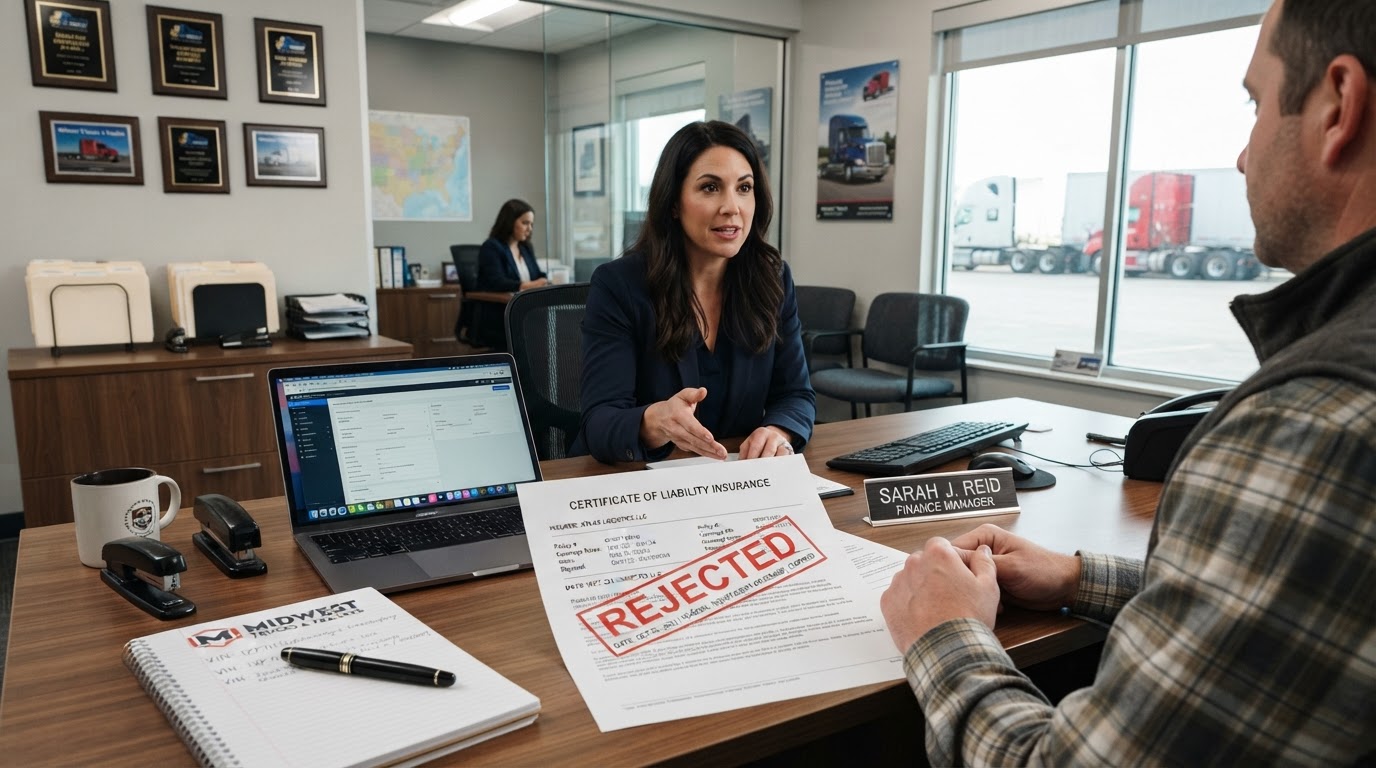 Why Was My Certificate of Insurance Rejected by the Lender?