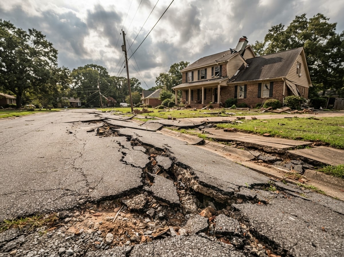 Earthquake Insurance coverage in North Carolina
