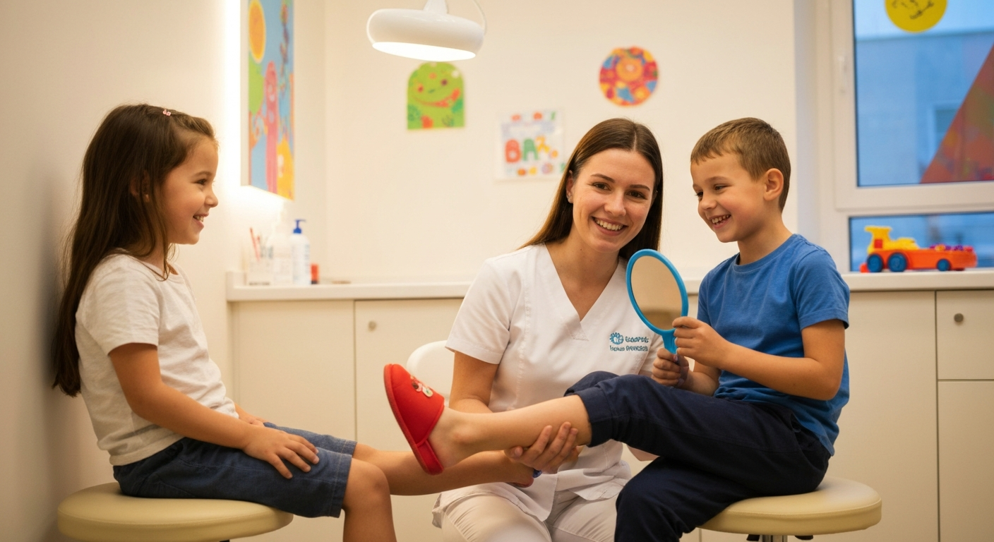 Kinderfußpflege bei podoLev