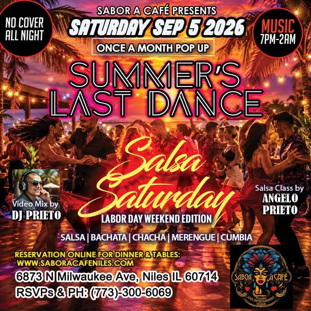 Summer's Last Dance | Salsa Saturday — Labor Day Weekend 🔥
